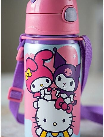 Botella en aluminio 600 ml hello kitty sanrio