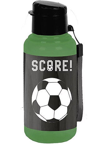 Botella fútbol cmp 500 ml plástico sin bpa, asa extraíble