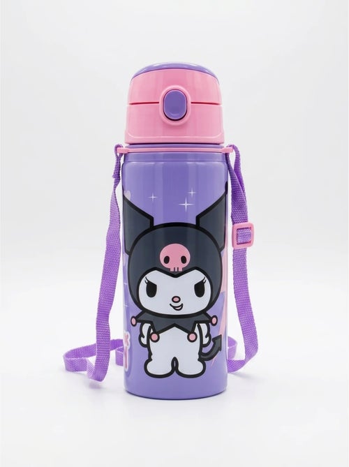 Botella infantil 600 ml con asa kuromi sanrio - Kiabi