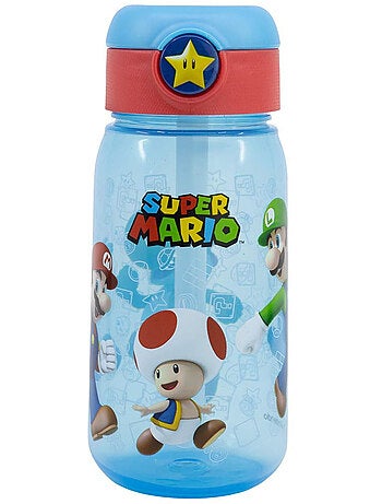 Botella infantil con pajita 510 ml super mario – mypiky