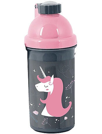 Botella infantil de unicornio de plástico 18 cm - cmp