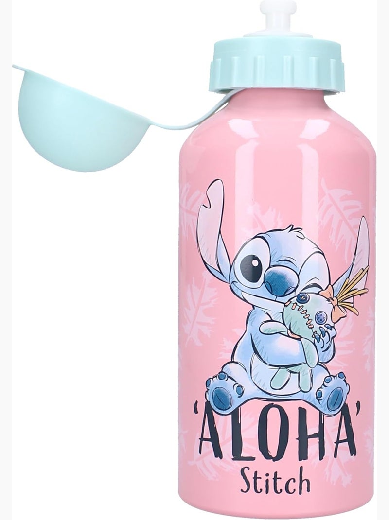 Botella infantil Lilo & Stitch de 500 ml - Aluminio Rosa - Kiabi