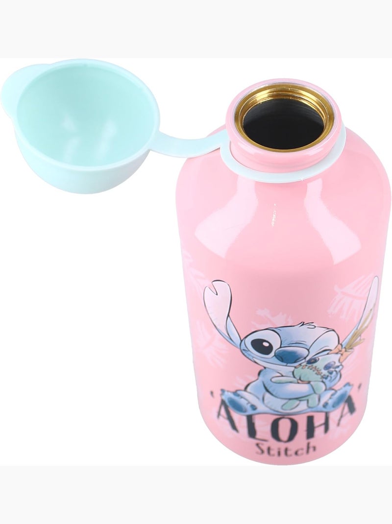 Botella infantil Lilo & Stitch de 500 ml - Aluminio Rosa - Kiabi