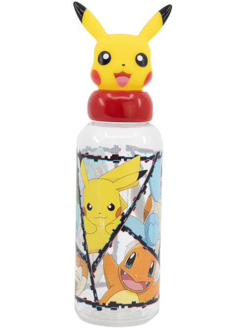 Botella infantil pokémon pikachu de plástico 3d con tapón 3d – 560 ml - Kiabi Botella infantil pokémon pikachu de plástico 3d con tapón 3d – 560 ml - Kiabi