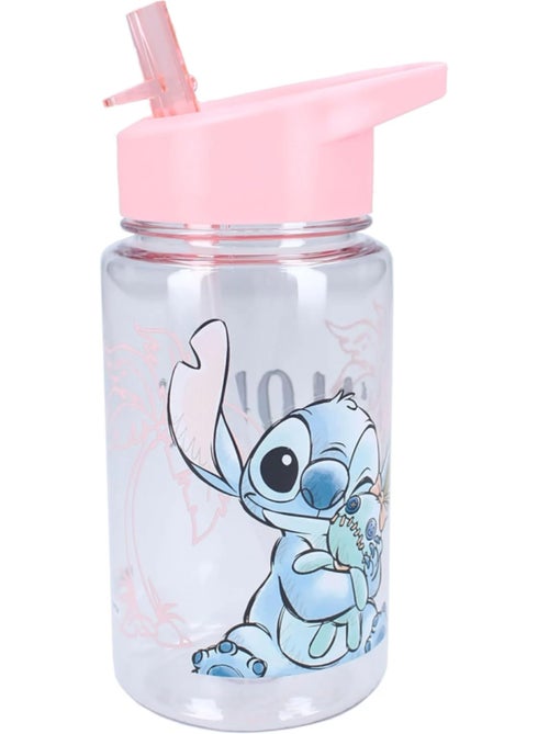 Botella infantil Stitch de 450 ml con pajita integrada - Kiabi