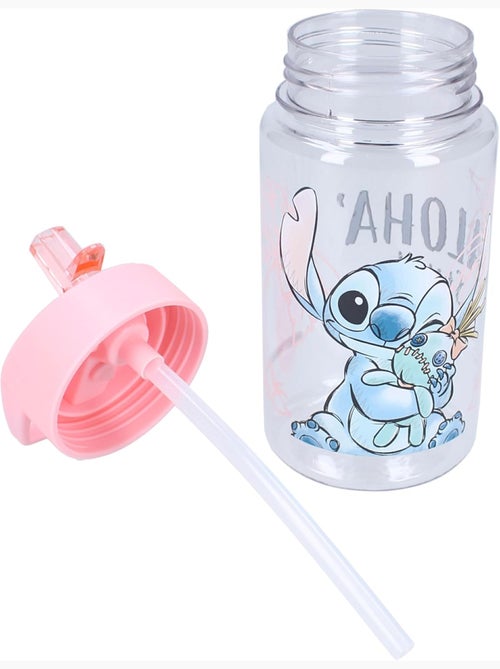 Botella infantil Stitch de 450 ml con pajita integrada - Kiabi