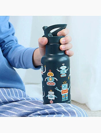 Botella isotérmica de acero inoxidable para niños | a little lovely company