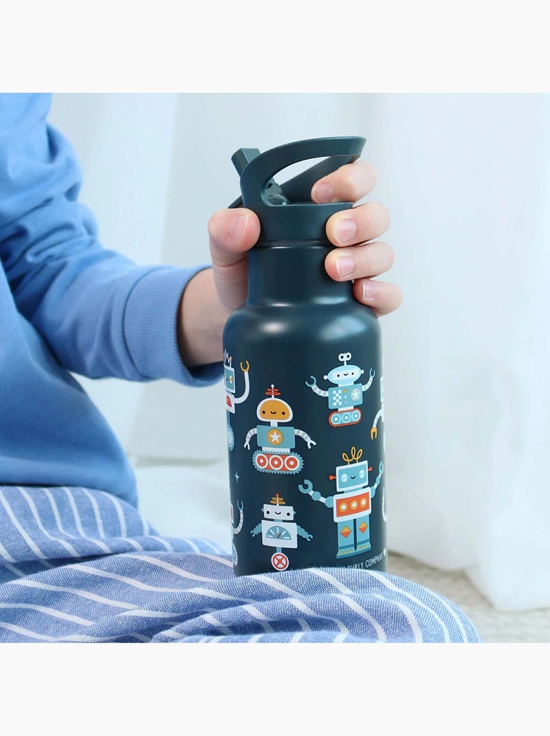 Botella isotérmica de acero inoxidable para niños | a little lovely company Azul marino - Kiabi