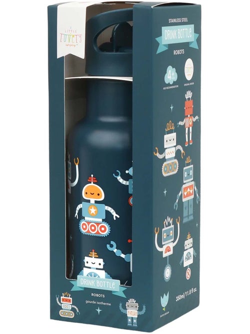 Botella isotérmica de acero inoxidable para niños | a little lovely company - Kiabi Botella isotérmica de acero inoxidable para niños | a little lovely company - Kiabi