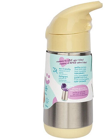 Botella isotérmica infantil con pajita | B.Box