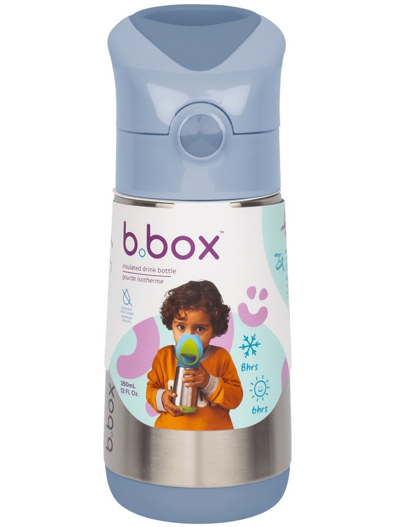 Botella isotérmica infantil con pajita | B.Box Azul - Kiabi