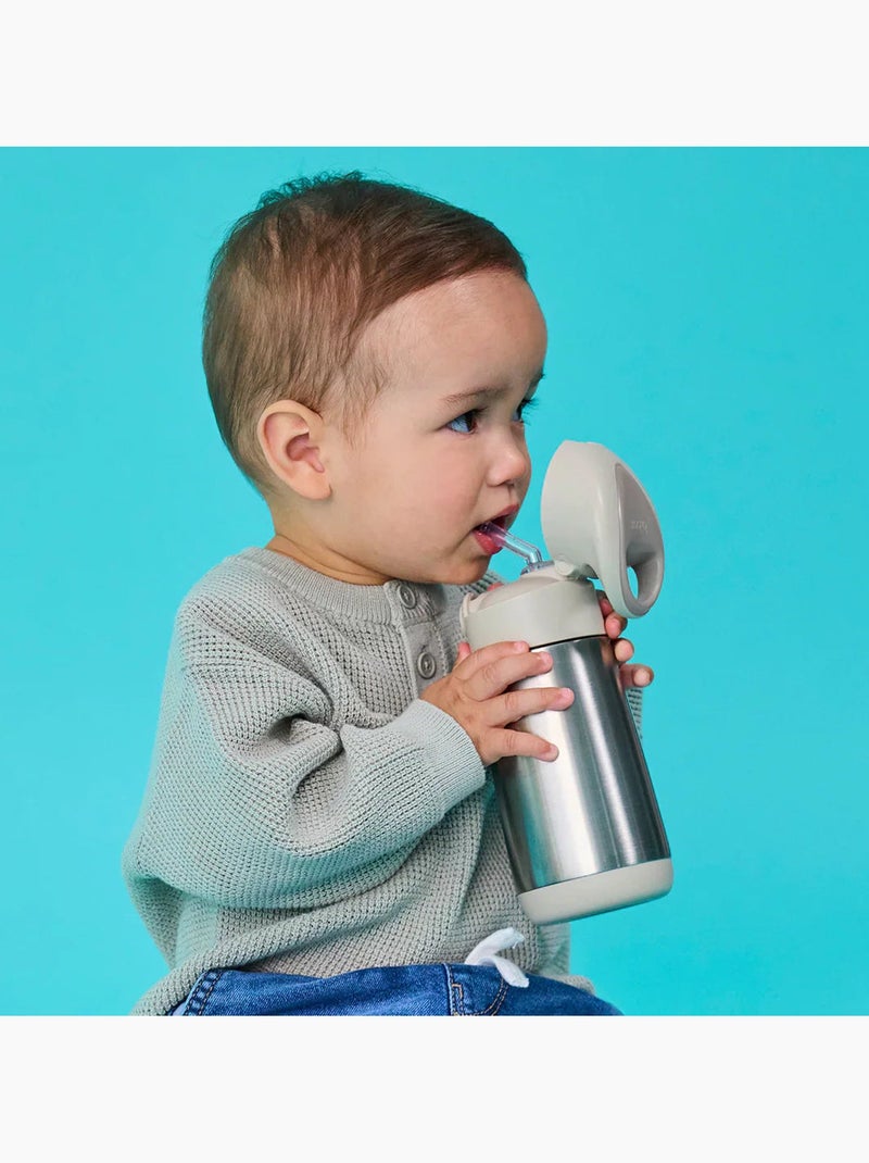 Botella isotérmica infantil con pajita | B.Box Beige - Kiabi