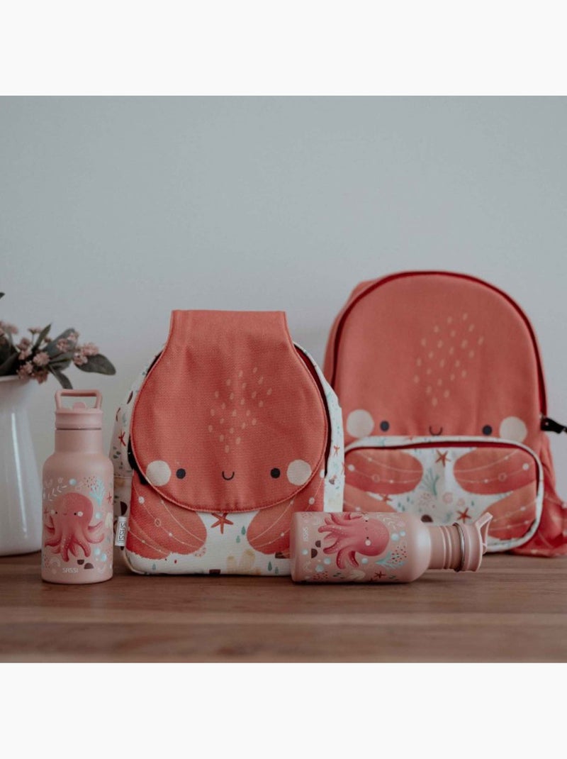 Botella isotérmica infantil de acero inoxidable | Sassi Junior Naranja claro - Kiabi