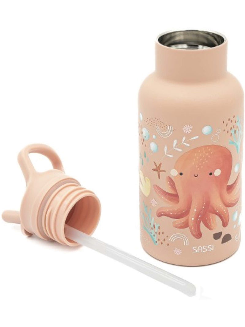 Botella isotérmica infantil de acero inoxidable | Sassi Junior Naranja claro - Kiabi
