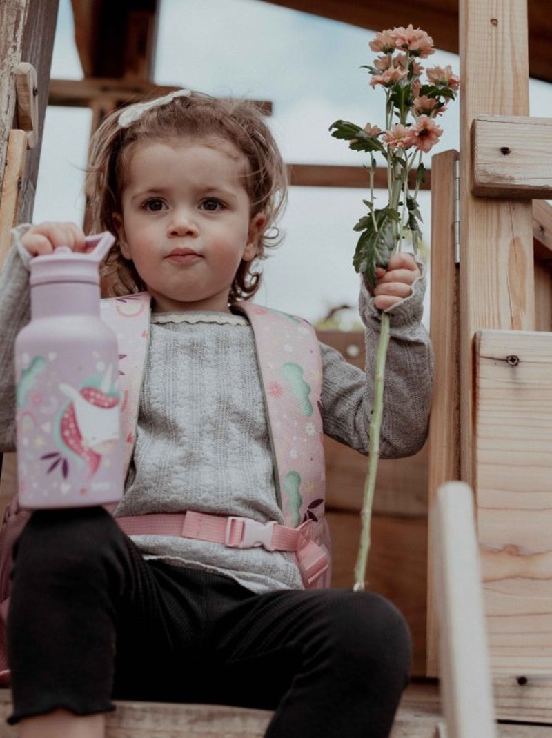Botella isotérmica infantil de acero inoxidable | sassi junior Rosa - Kiabi
