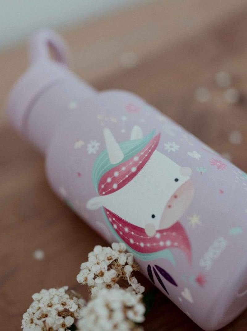 Botella isotérmica infantil de acero inoxidable | sassi junior Rosa - Kiabi