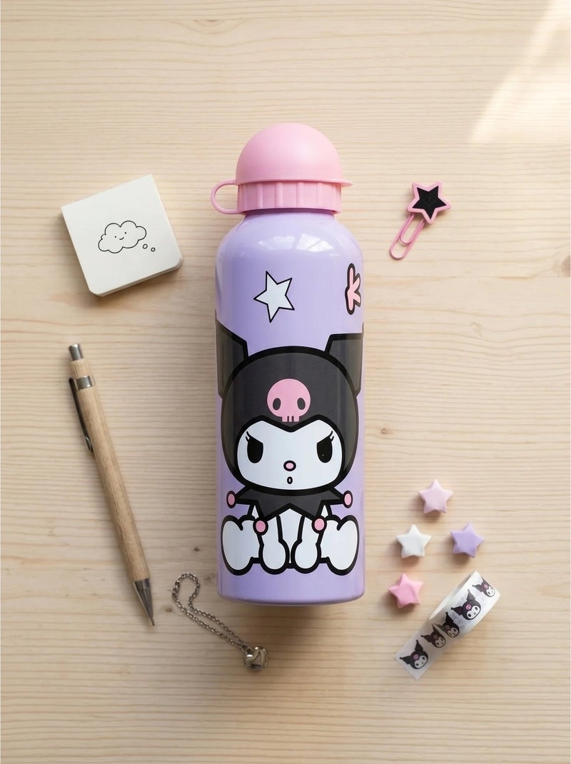Botella kuromi 500 ml de aluminio boca ancha sanrio Negro - Kiabi