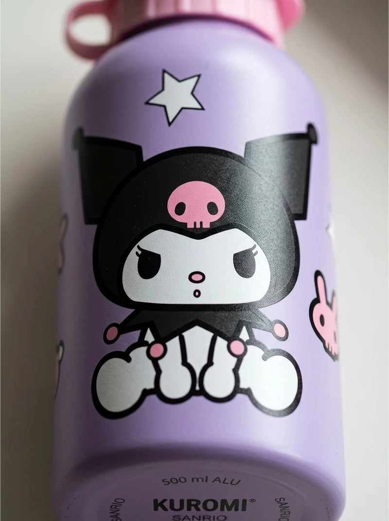 Botella kuromi 500 ml de aluminio boca ancha sanrio Negro - Kiabi