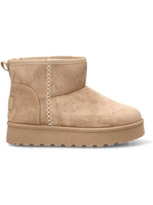 Botin abotinada mujer suela doble - yulia - Kiabi