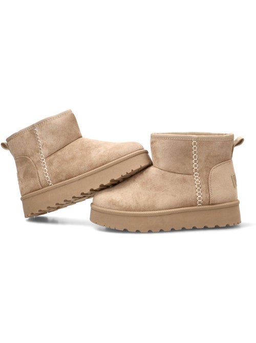 Botin abotinada mujer suela doble - yulia - Kiabi