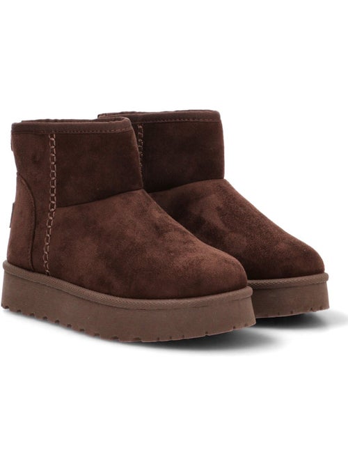 Botin abotinada mujer suela doble - yulia - Kiabi Botin abotinada mujer suela doble - yulia - Kiabi