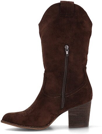 Botin Campero Mujer Suela Plana - Buonarotti