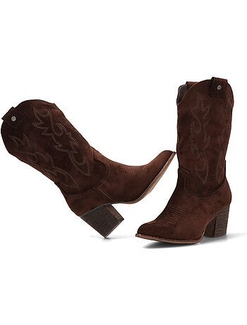 Botin Campero Mujer Suela Plana - Buonarotti