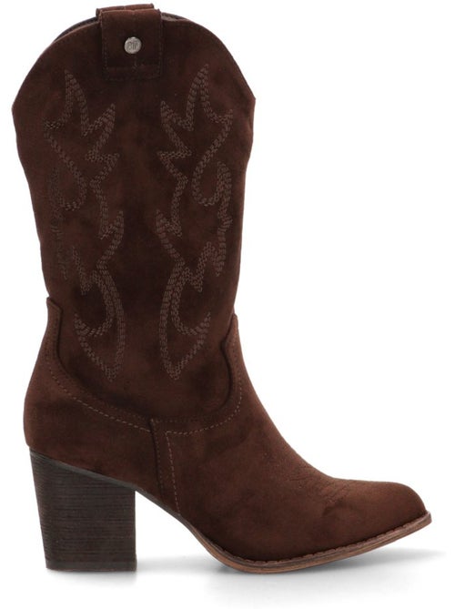 Botin Campero Mujer Suela Plana - Buonarotti - Kiabi Botin Campero Mujer Suela Plana - Buonarotti - Kiabi