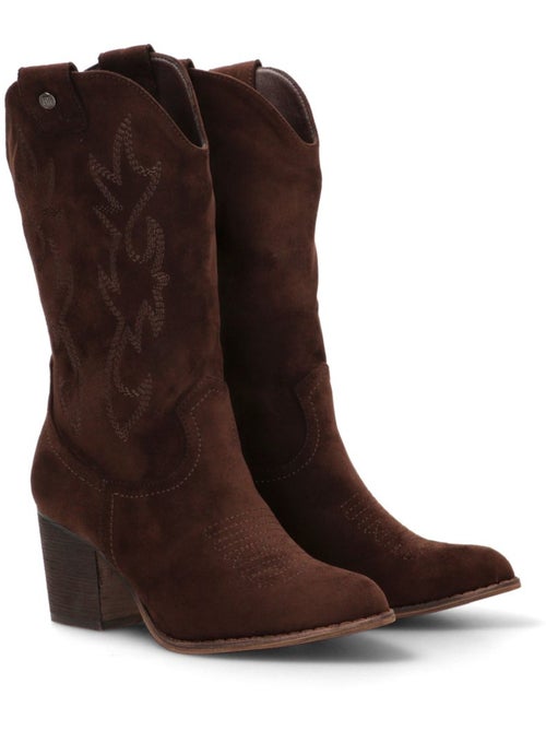 Botin Campero Mujer Suela Plana - Buonarotti - Kiabi Botin Campero Mujer Suela Plana - Buonarotti - Kiabi