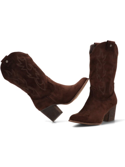 Botin Campero Mujer Suela Plana - Buonarotti - Kiabi Botin Campero Mujer Suela Plana - Buonarotti - Kiabi