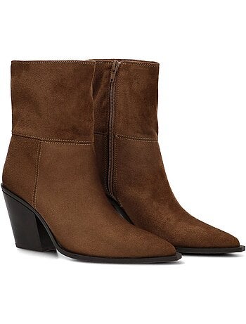 Botin campero mujer tacón alto - corina