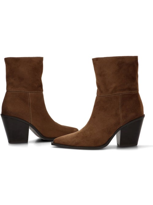 Botin campero mujer tacón alto - corina - Kiabi Botin campero mujer tacón alto - corina - Kiabi