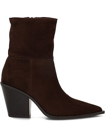Botin campero mujer tacón alto - corina