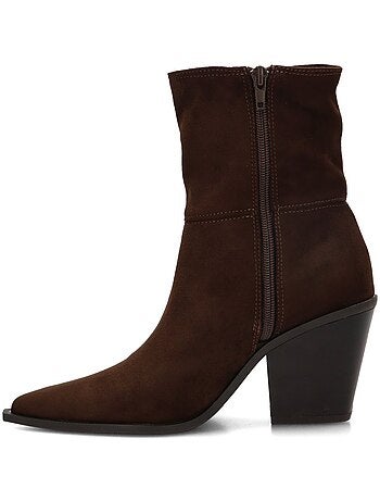 Botin campero mujer tacón alto - corina