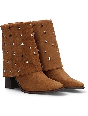Botin Campero Mujer Tacón Alto - Etika