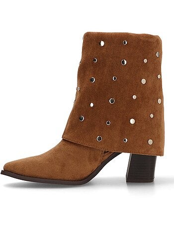Botin Campero Mujer Tacón Alto - Etika