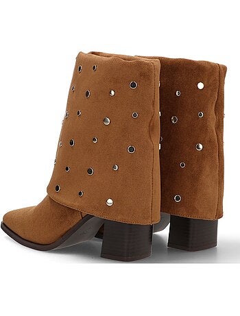 Botin Campero Mujer Tacón Alto - Etika