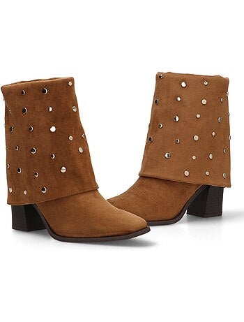 Botin Campero Mujer Tacón Alto - Etika