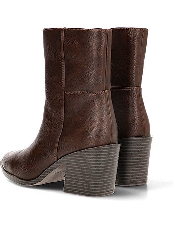 Botin campero mujer tacón alto - etika