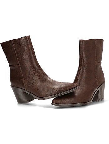 Botin campero mujer tacón alto - etika