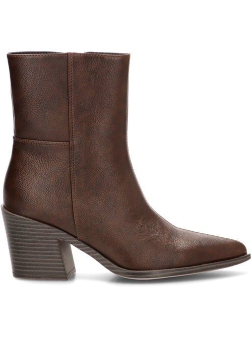 Botin campero mujer tacón alto - etika - Kiabi