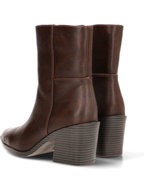 Botin campero mujer tacón alto - etika - Kiabi