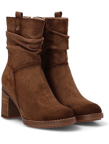 Botin Campero Mujer Tacón Alto - Etika