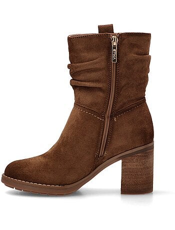 Botin Campero Mujer Tacón Alto - Etika