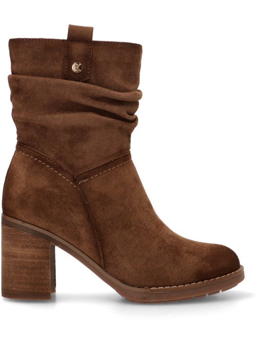 Botin Campero Mujer Tacón Alto - Etika - Kiabi Botin Campero Mujer Tacón Alto - Etika - Kiabi
