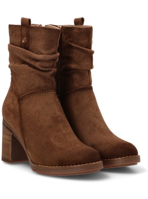 Botin Campero Mujer Tacón Alto - Etika - Kiabi Botin Campero Mujer Tacón Alto - Etika - Kiabi