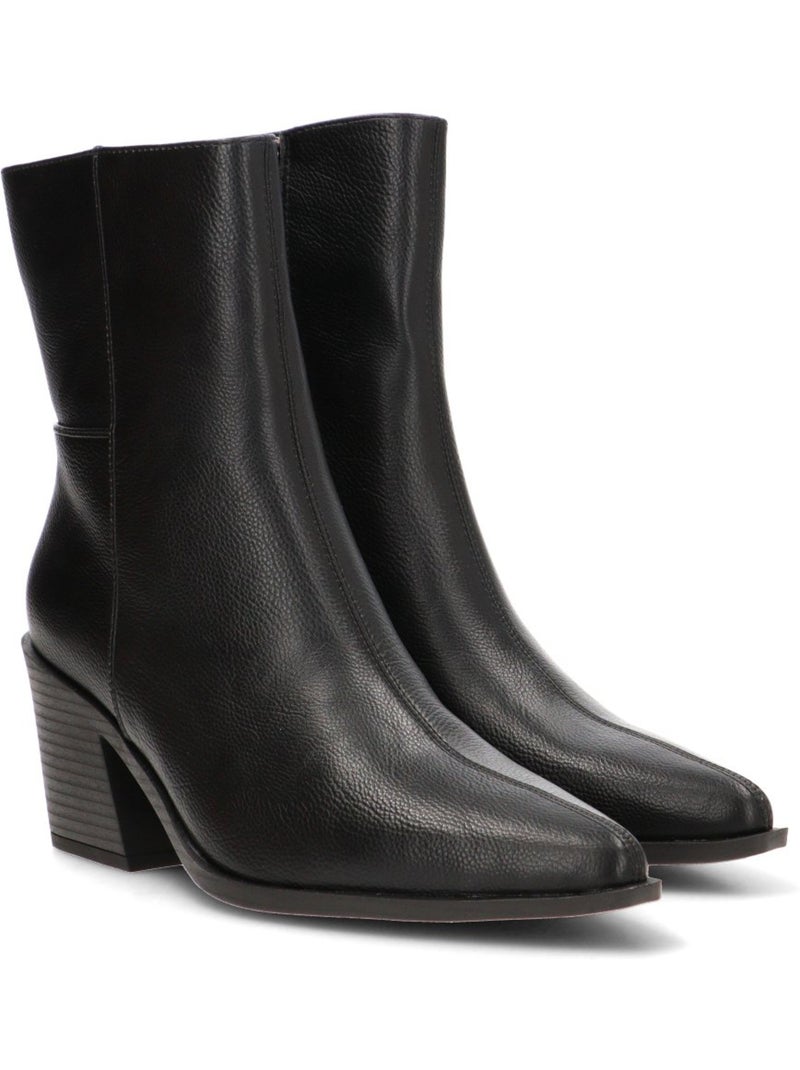 Botin campero mujer tacón alto - etika Negro - Kiabi