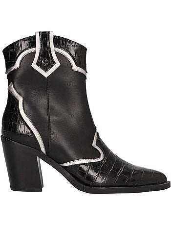 Botin campero mujer tacón alto - etika