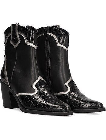 Botin campero mujer tacón alto - etika
