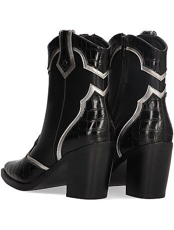 Botin campero mujer tacón alto - etika